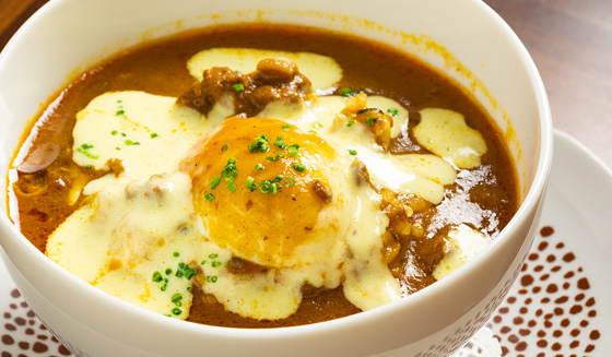 チキンカレー雑炊風